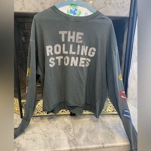 Free People Daydreamer exclusive Rolling Stones long Sleeve Graphic.